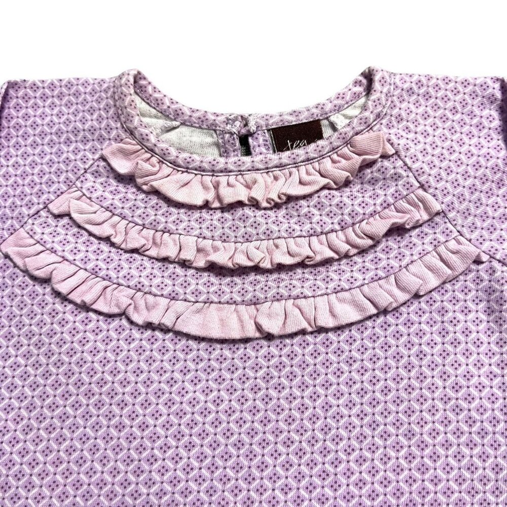 Tea Collection 0-3m Lilac Ruffle Dress - Picture 2 of 6